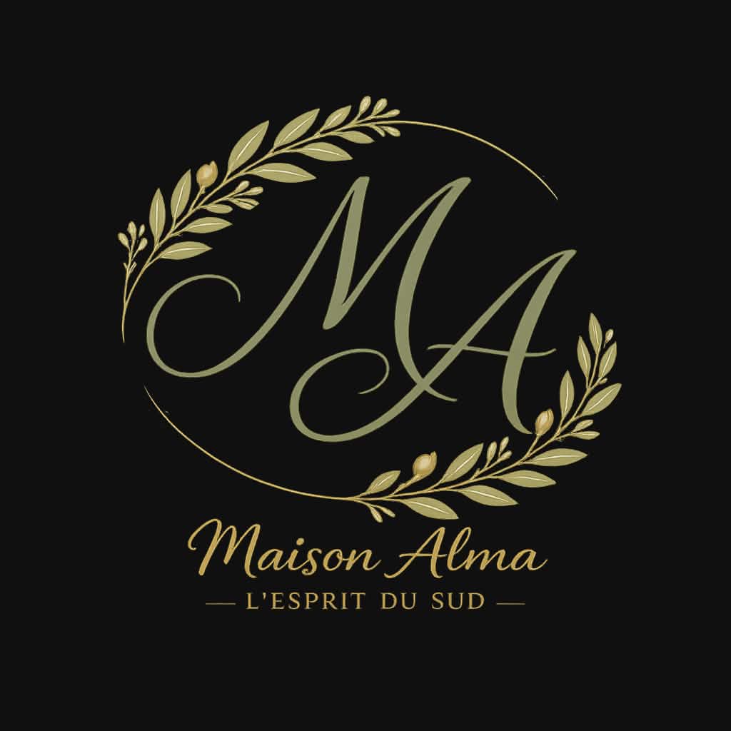 Logo Maison Almla - Glacier salon de thé - Tavel - l'esprit du sud